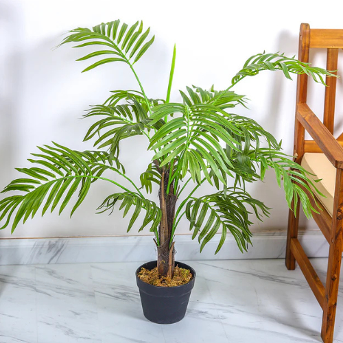 Artificial Green Palm Plant 1.1m High