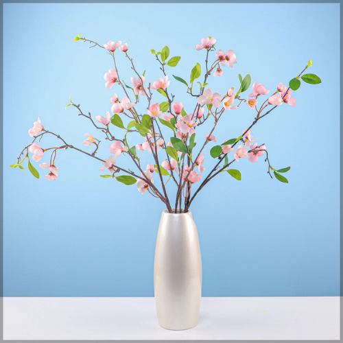 Artificial Silk Apple Blossom Flower Stem