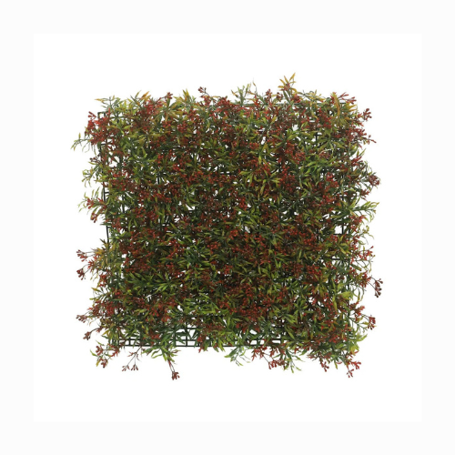 Artificial Wall Grass Panel Red