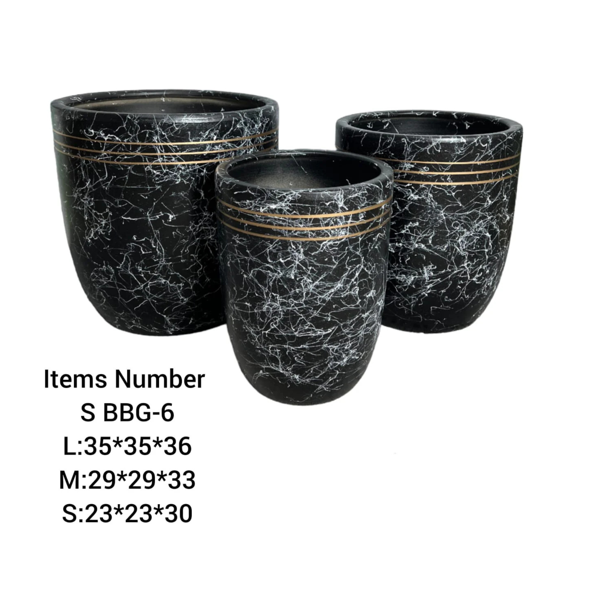 BBG-6 Premium Ceramic Pot Combo