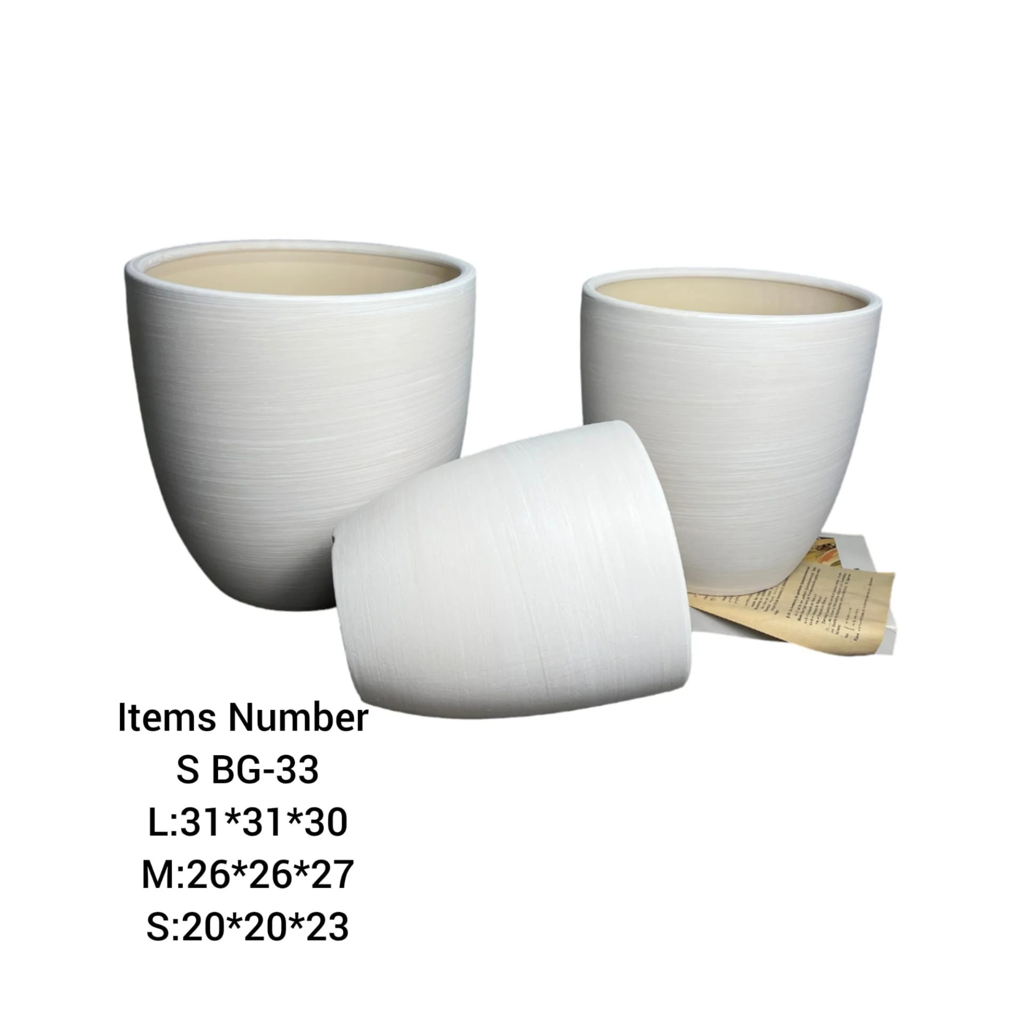 BG-33 Ceramic Pots combo Set 