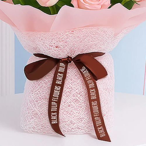 Romantic Pink Roses & Balloon Delight Gift