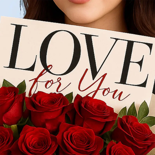 Red Rose Romantic Bouquet for Love Gift