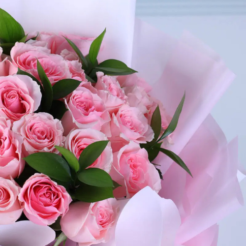 Blush Petal Delight Flower Bouquet