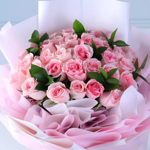 Blush Petal Delight Flower Bouquet