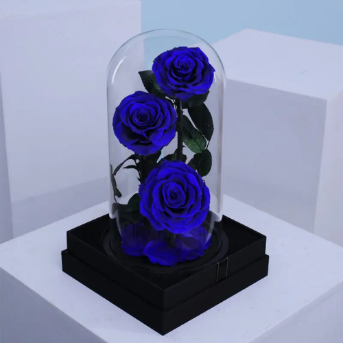 Premium Blue Forever Rose Bouquet