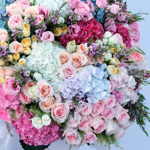 Rosy Elegance Fresh Flower Bouquet