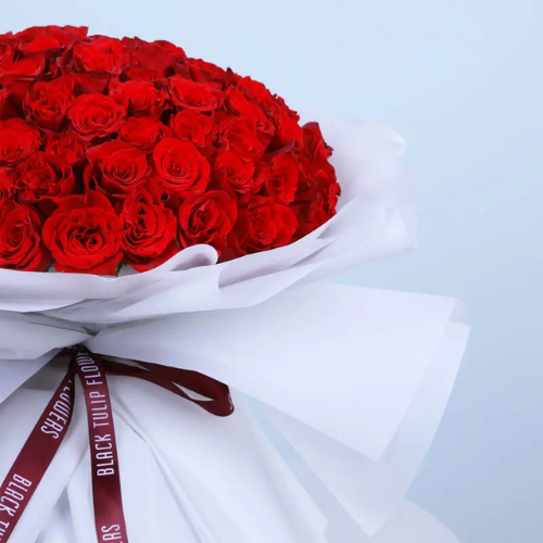 Romantic 101 Red Roses Bouquet