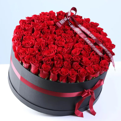 Grand Romance 100 Red Roses Bouquet