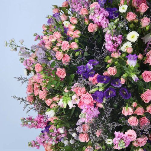 Grandeur Pink & Purple Floral Arrangement