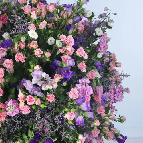 Grandeur Pink & Purple Floral Arrangement