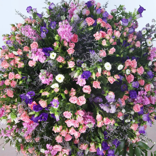 Grandeur Pink & Purple Floral Arrangement