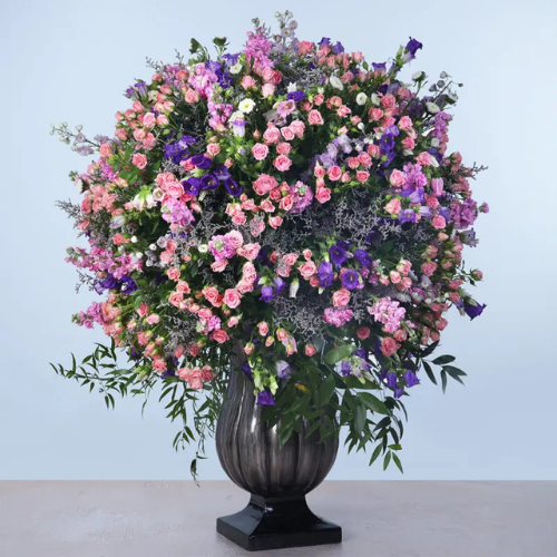 Grandeur Pink & Purple Floral Arrangement