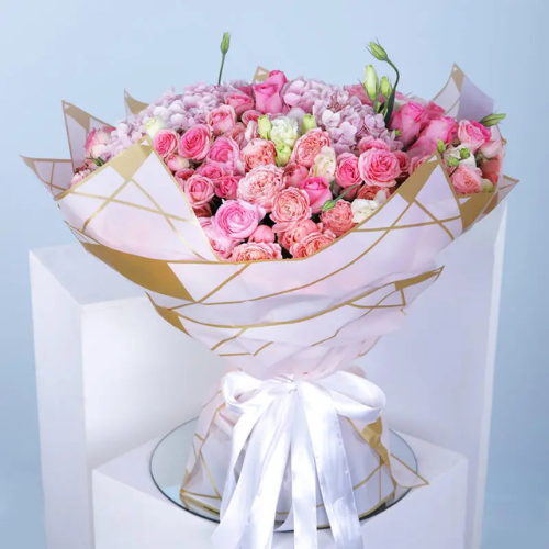 Enchanted Pastel Blooms Floral Bouquet