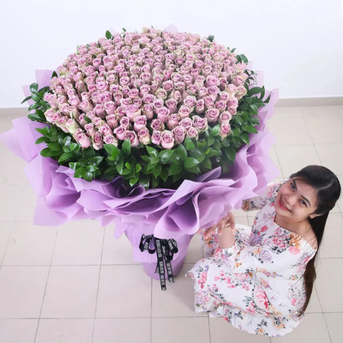 Purple Power Flower Bouquet
