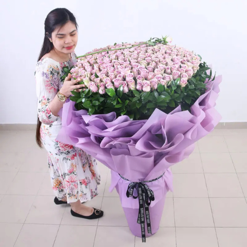 Purple Power Flower Bouquet