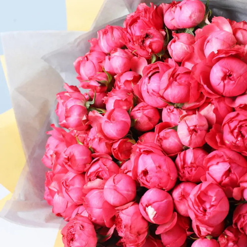 20 Bombastic Pink Rose Flower Bouquet