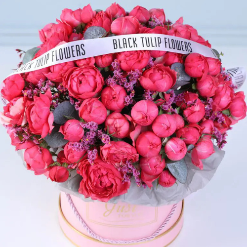Premium Bombastic Pink Rose Gift Box