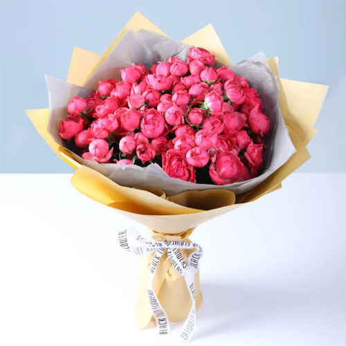 20 Bombastic Pink Rose Flower Bouquet