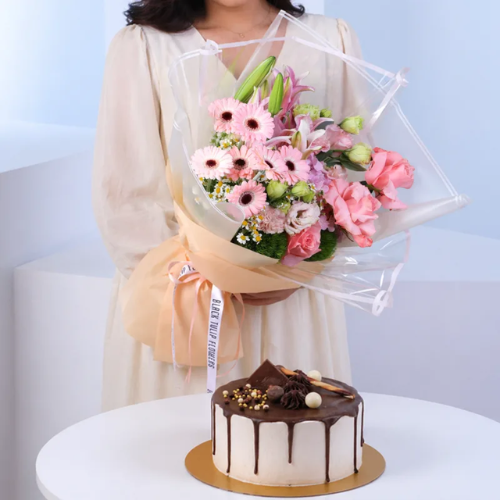 Premium Chocolate Ice Cream Celebration Cake