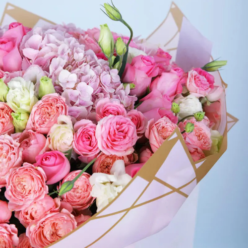 Enchanted Pastel Blooms Floral Bouquet