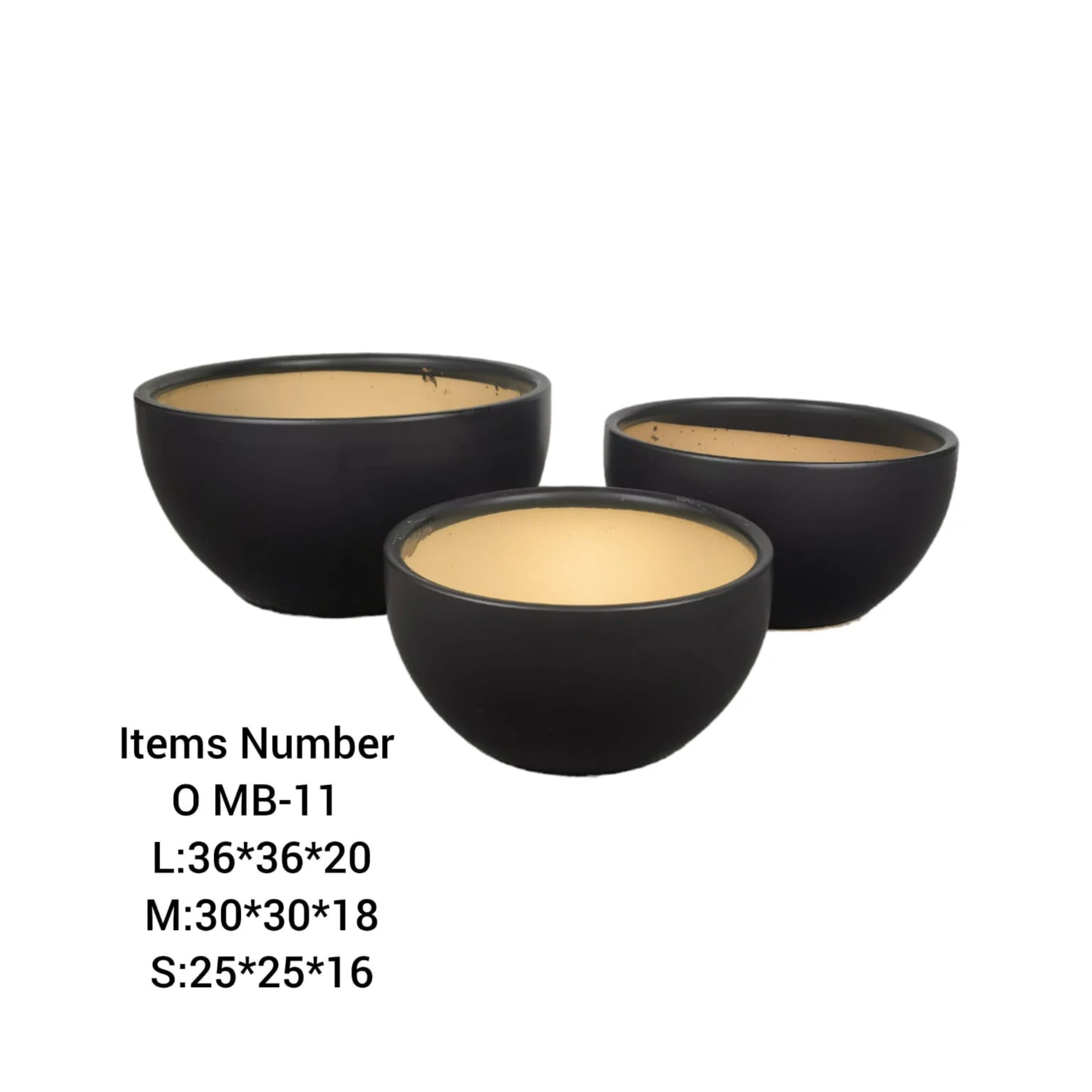 Ceramic Plant Pots Combo Set MB-1