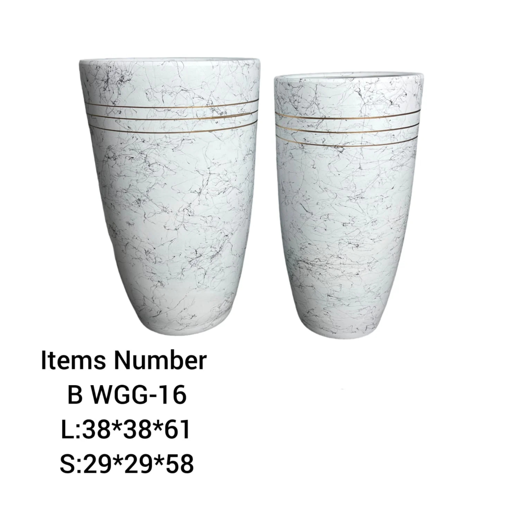  Ceramic Plant Pots Combo Set WGG-16