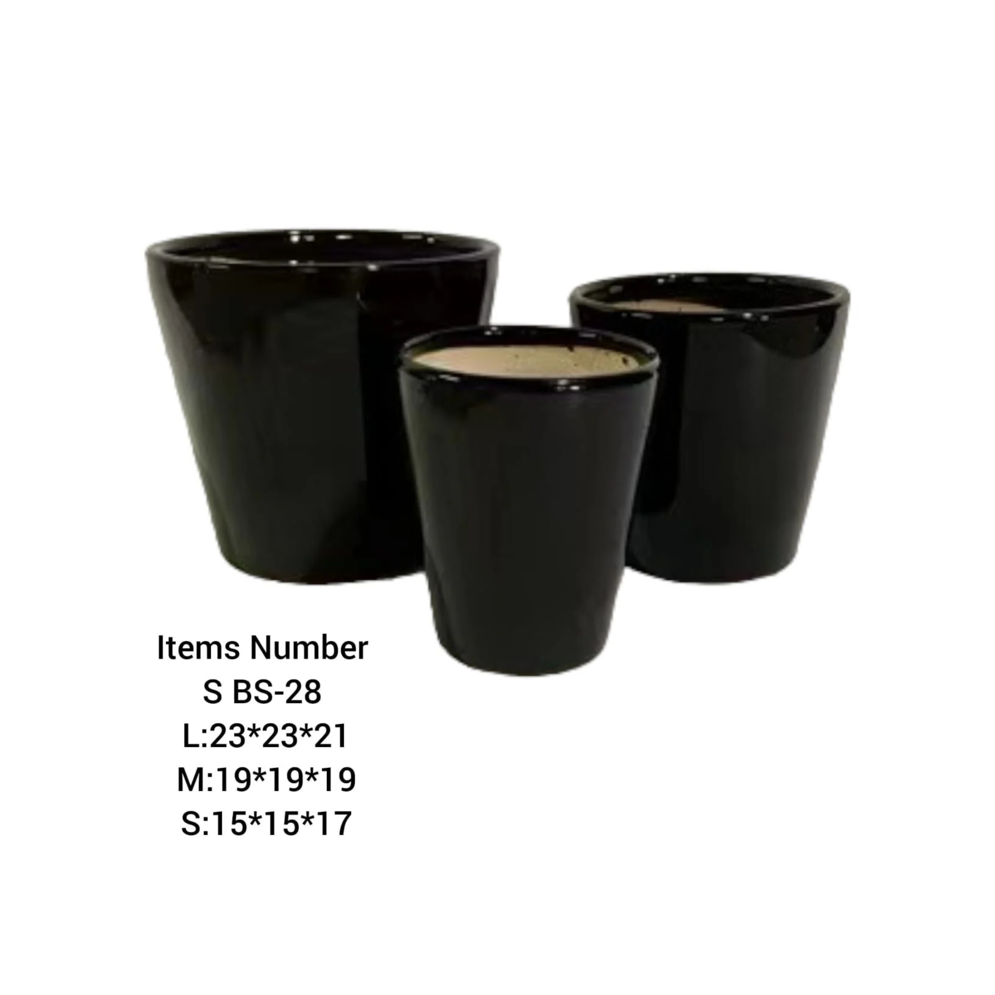 Ceramic Planter Combo Set BS-28