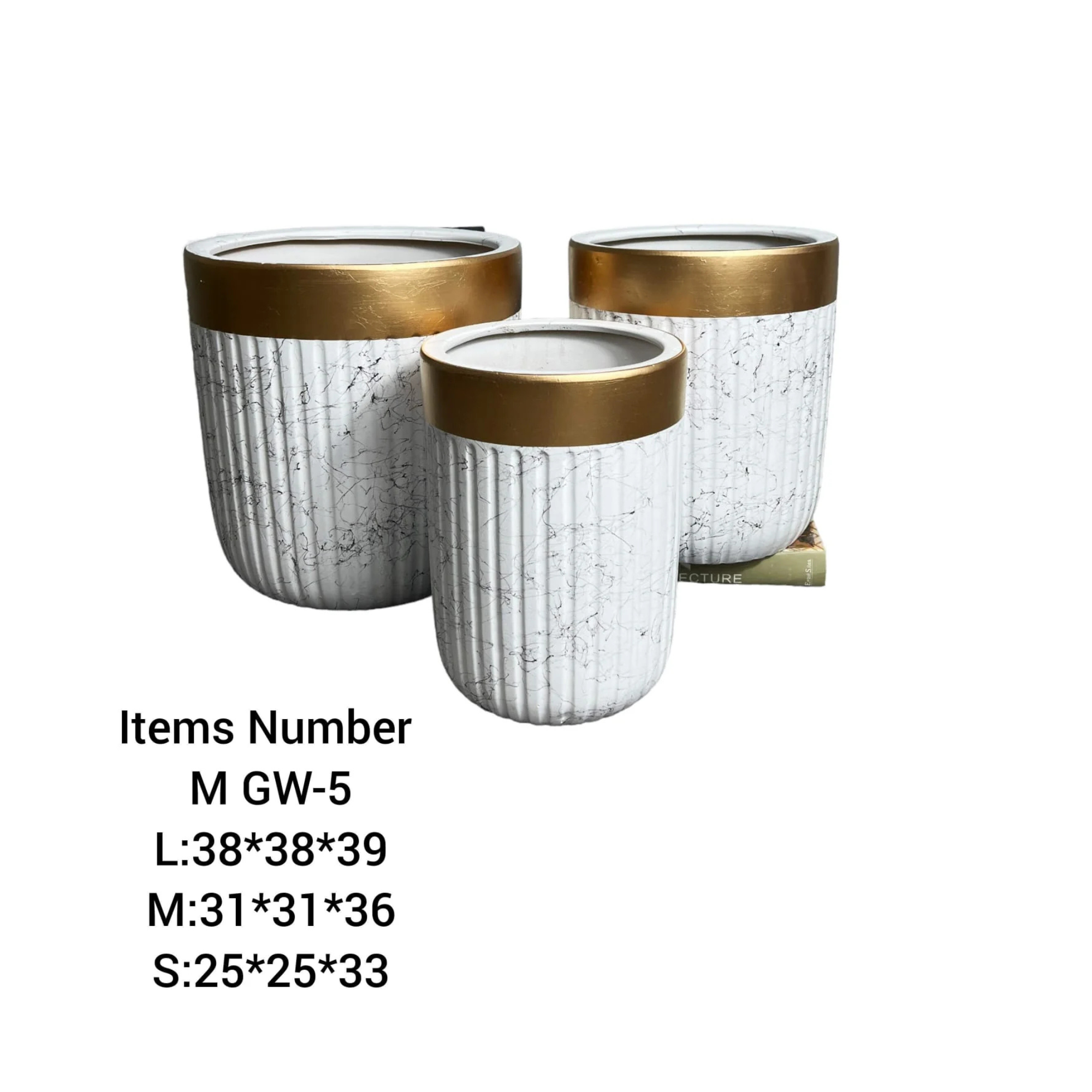  Ceramic Planter Pots Set GW-5