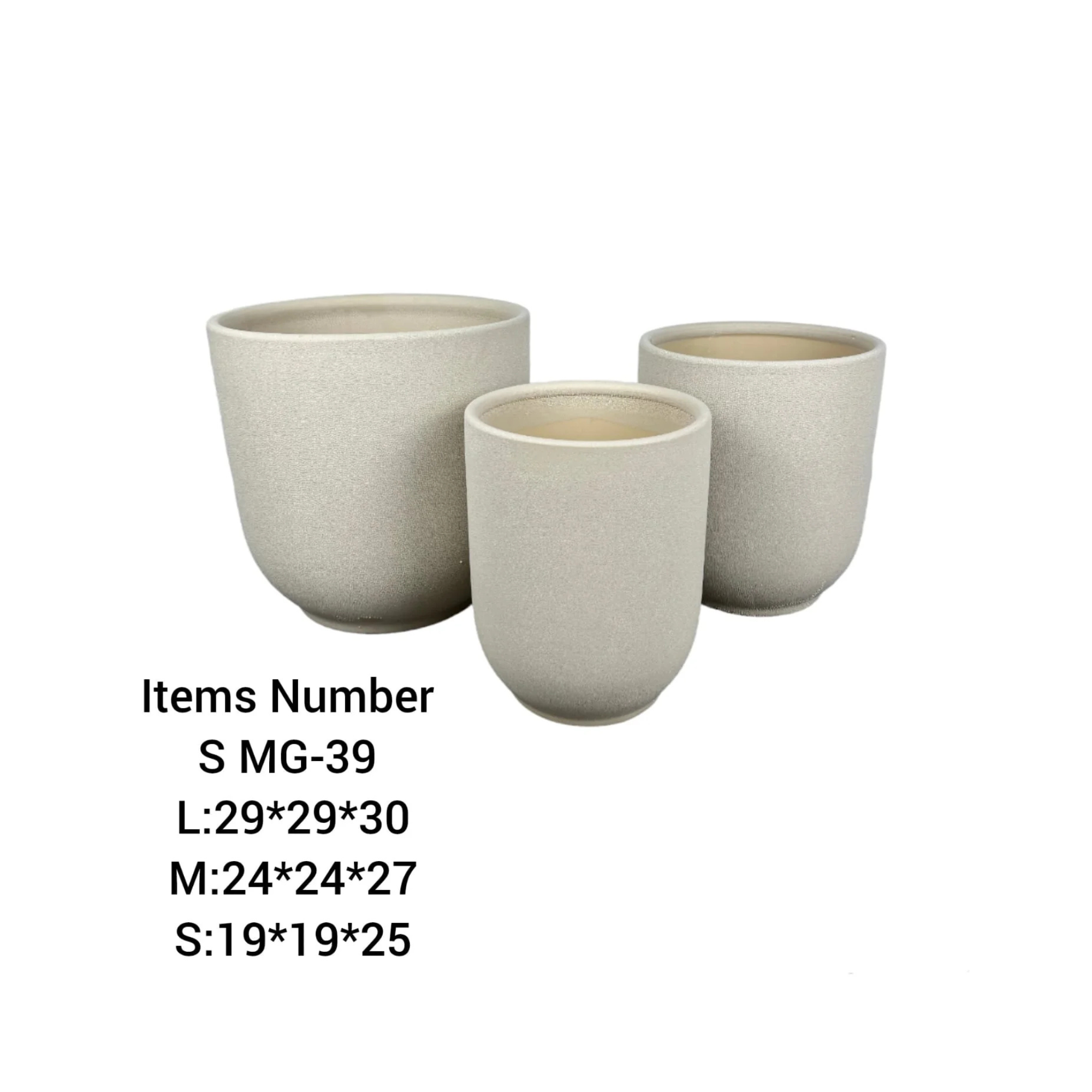 Ceramic Planter Pots Set MG-39