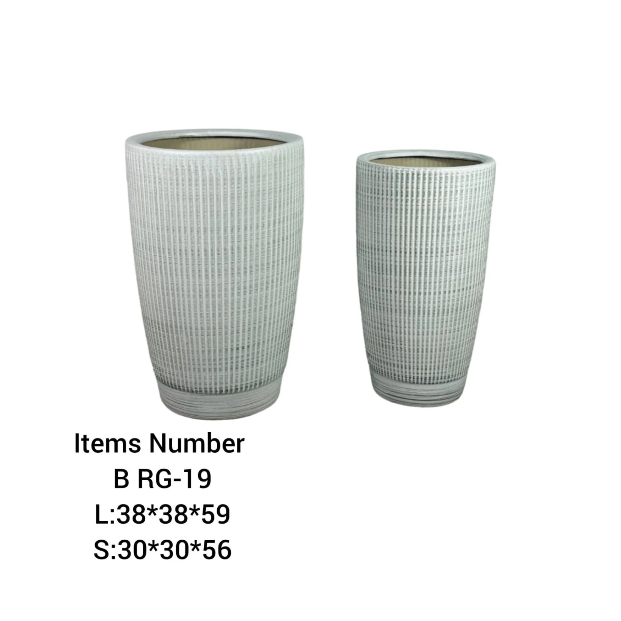  Ceramic Planter Pots Set RG-19