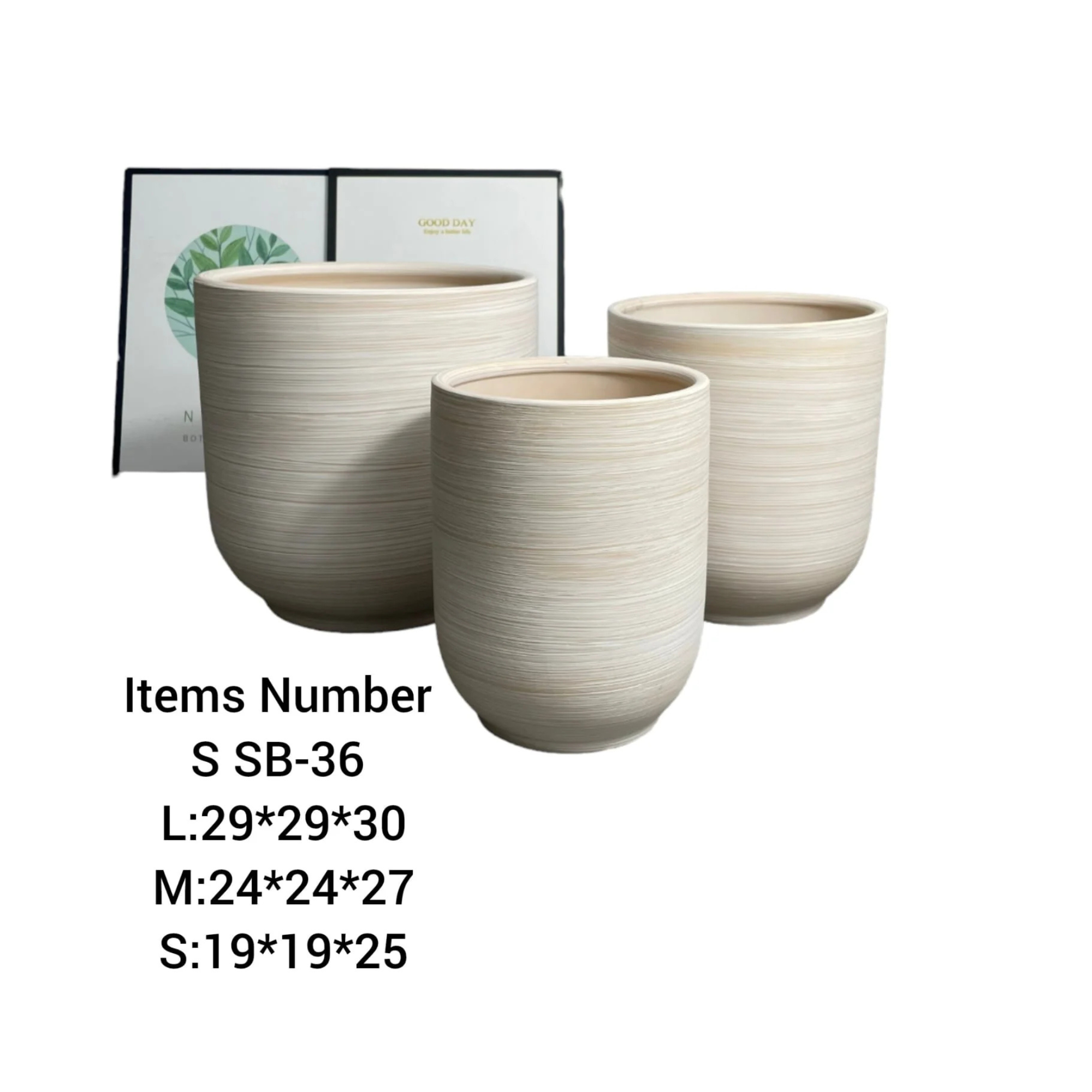 Ceramic Planter Pots Set SB-36