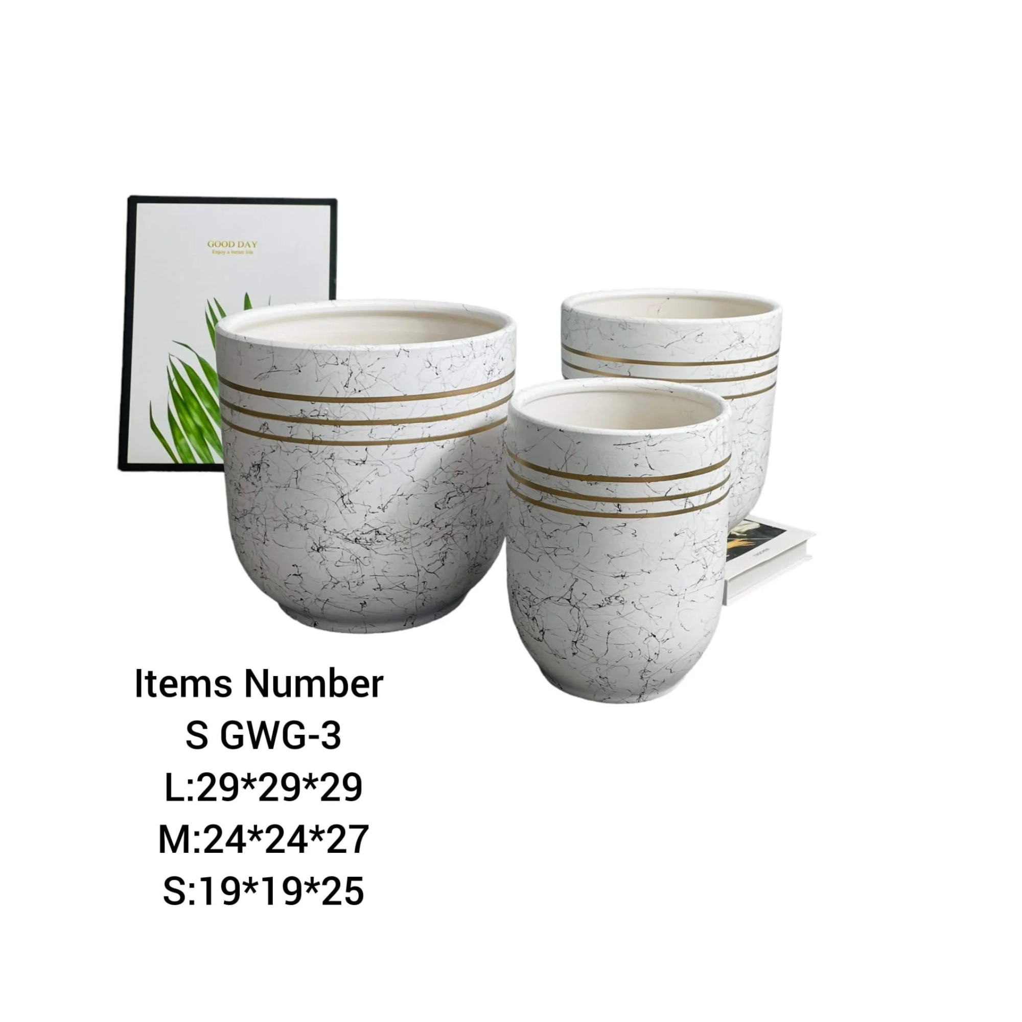  Ceramic Pots Combo Set GWG-3