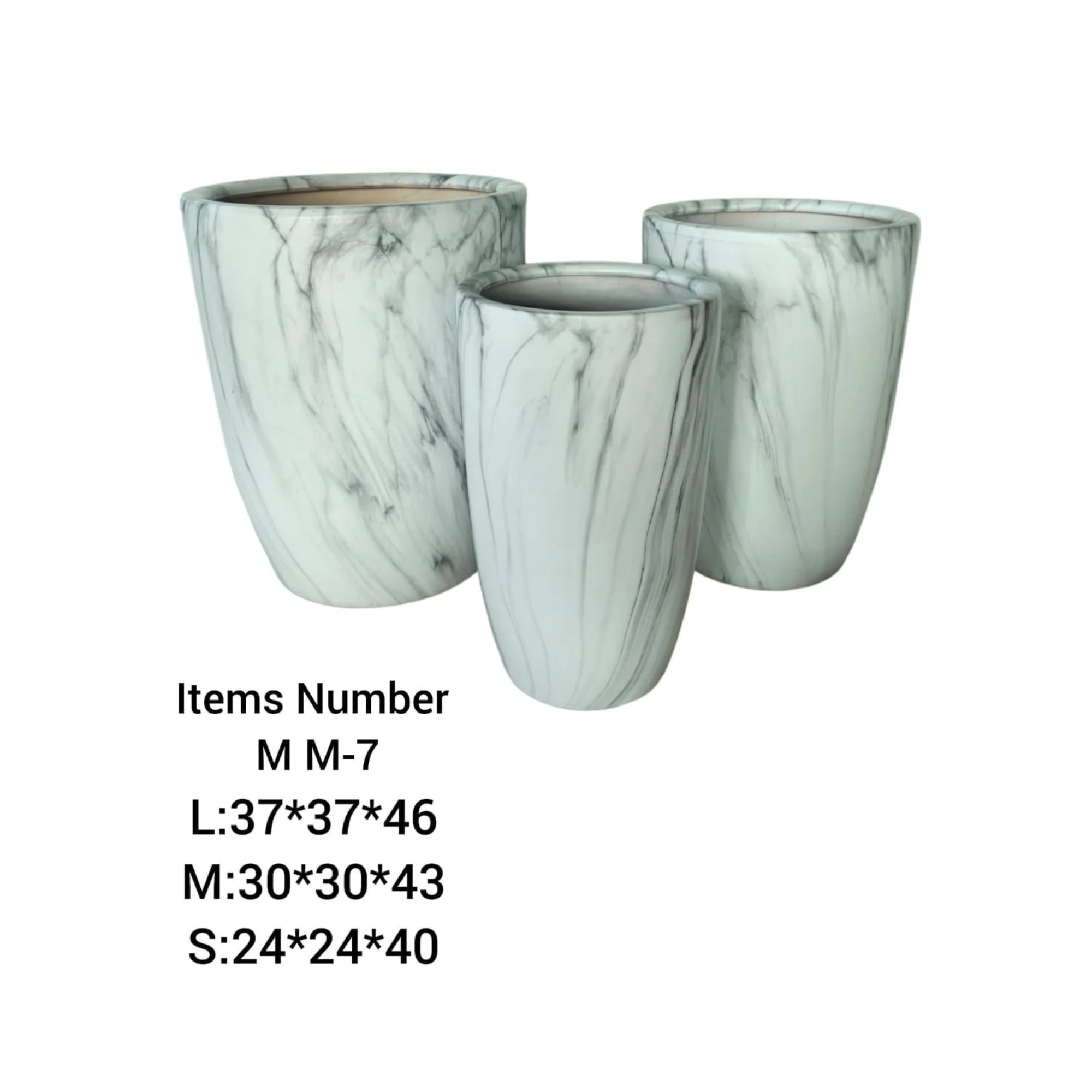  Ceramic Pots Combo Set M-7