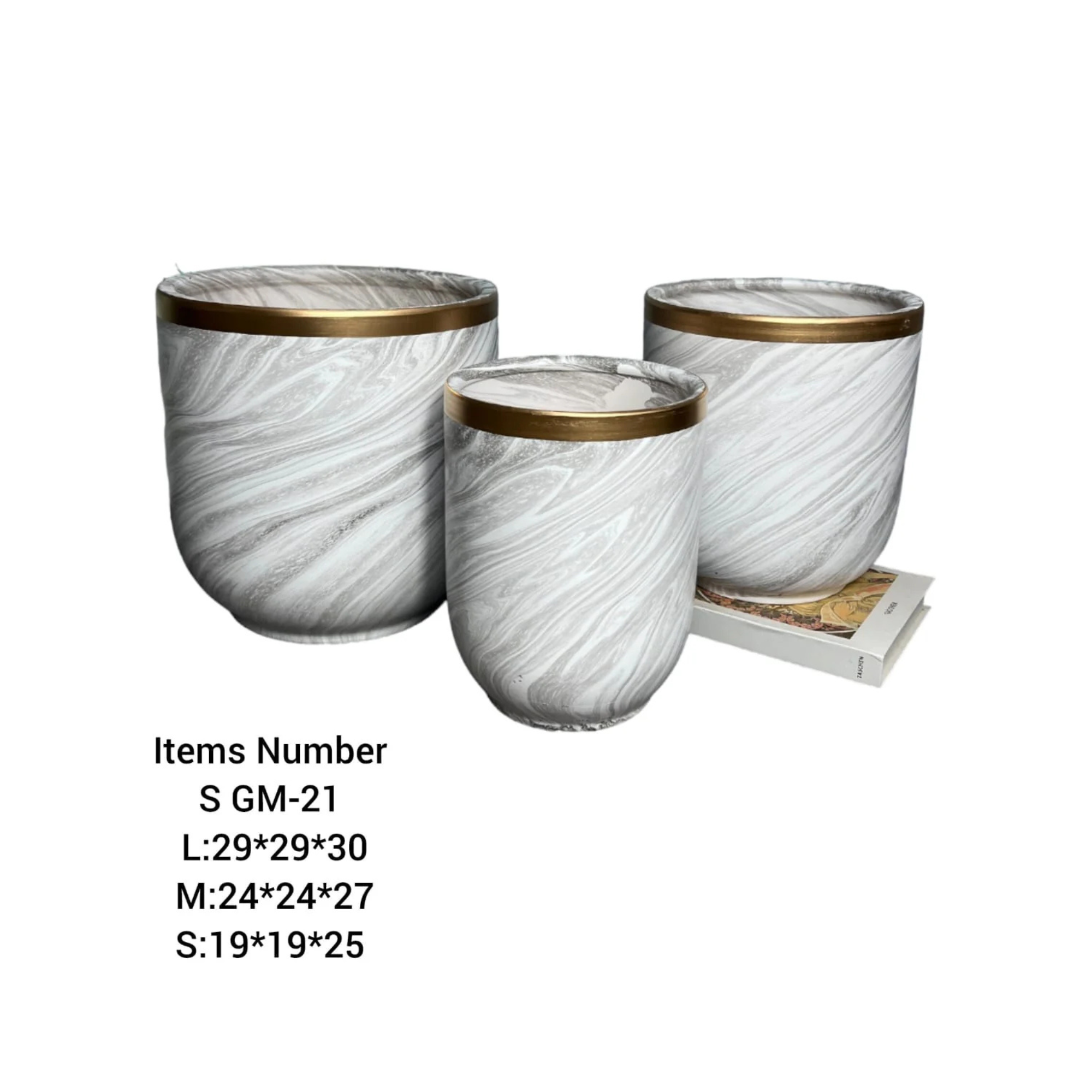  Ceramic planter Pots Set GM-21