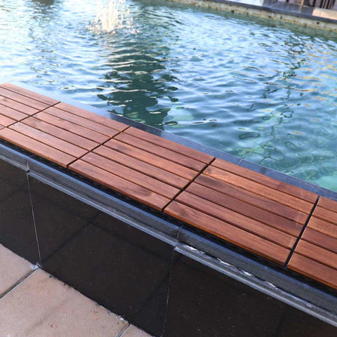 Wooden Floor Interlock Tiles 10pcs