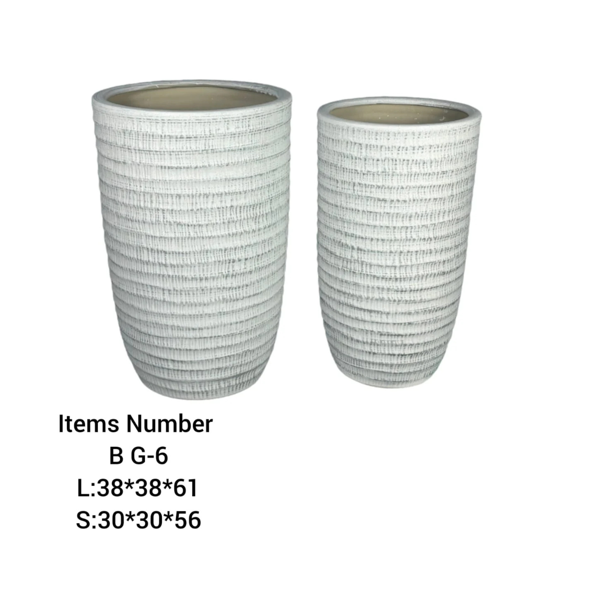 G-6 Ceramic planter Pots Set