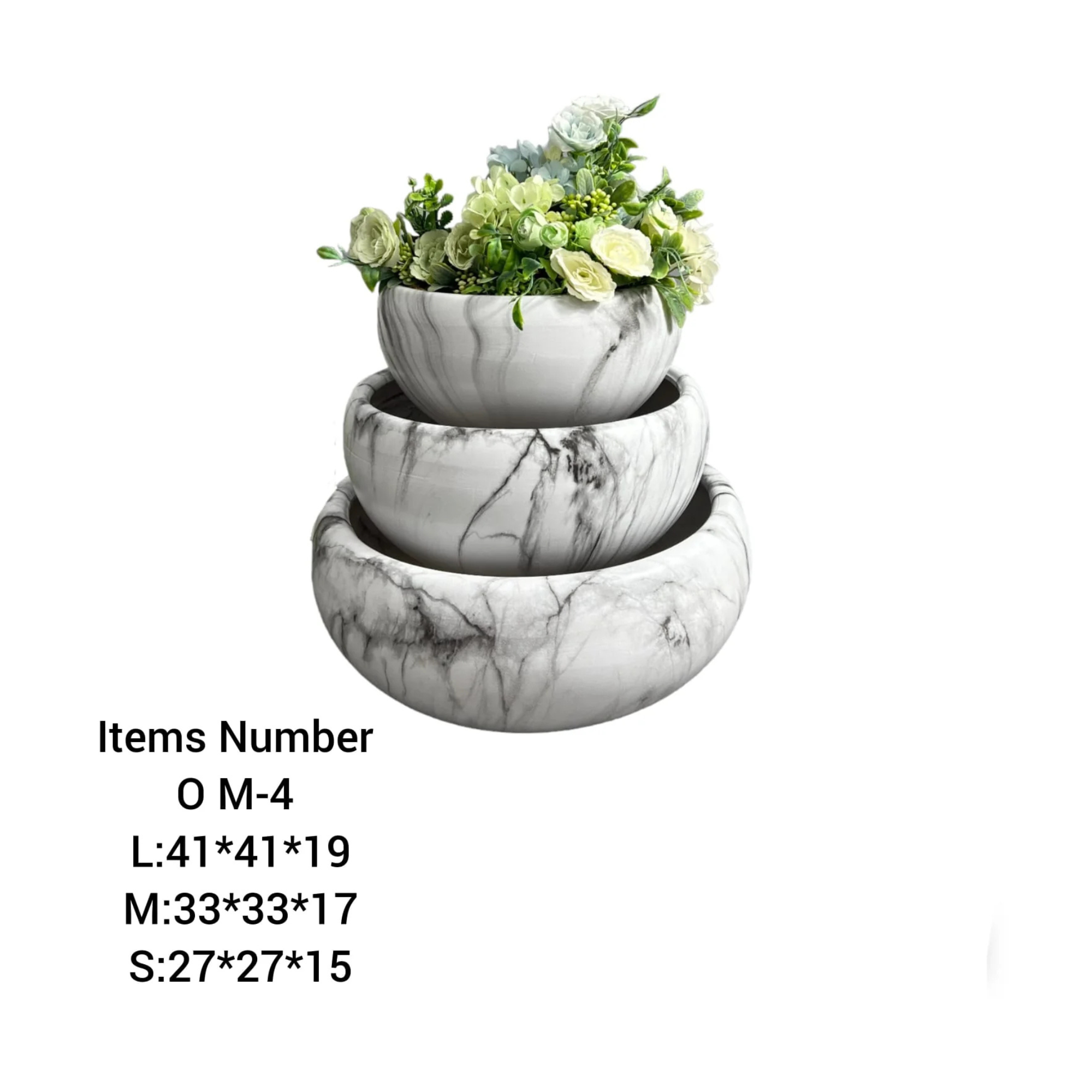 M-4 Ceramic Pots Combo Set
