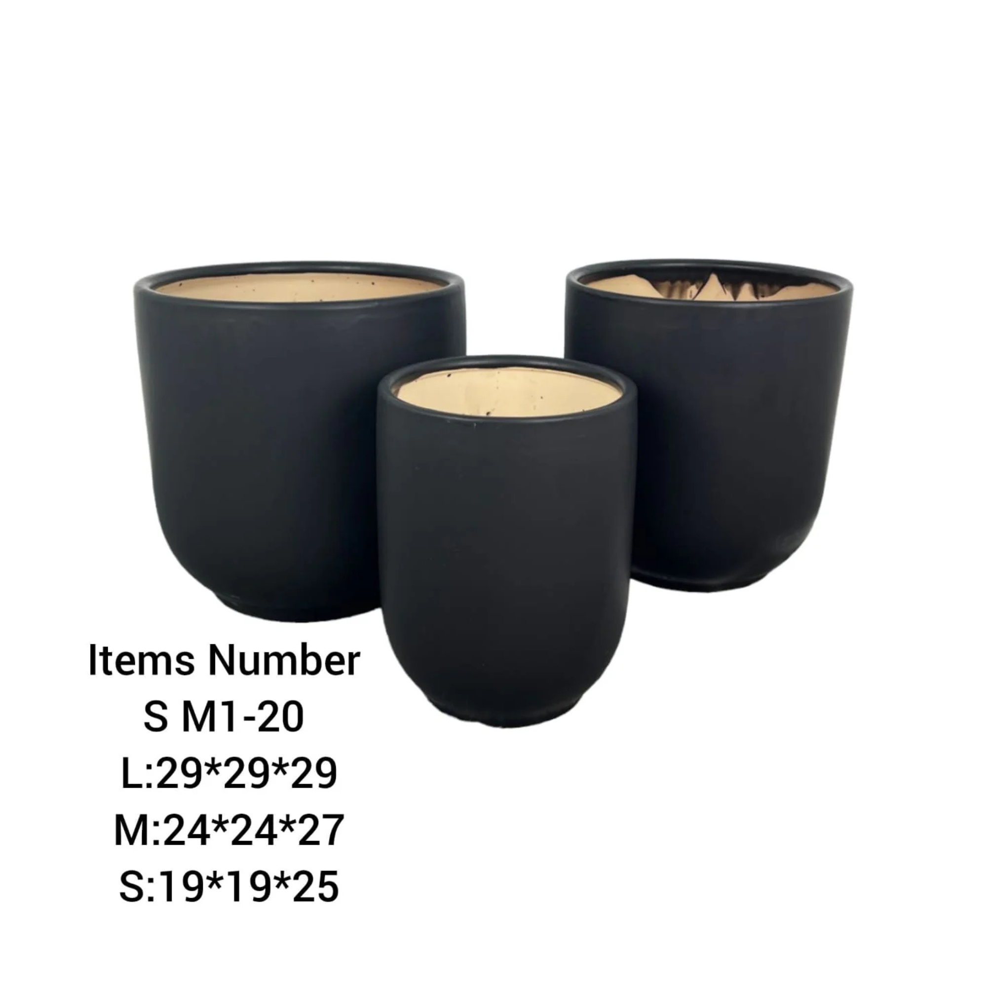 M1-20 Ceramic Pots combo Set 