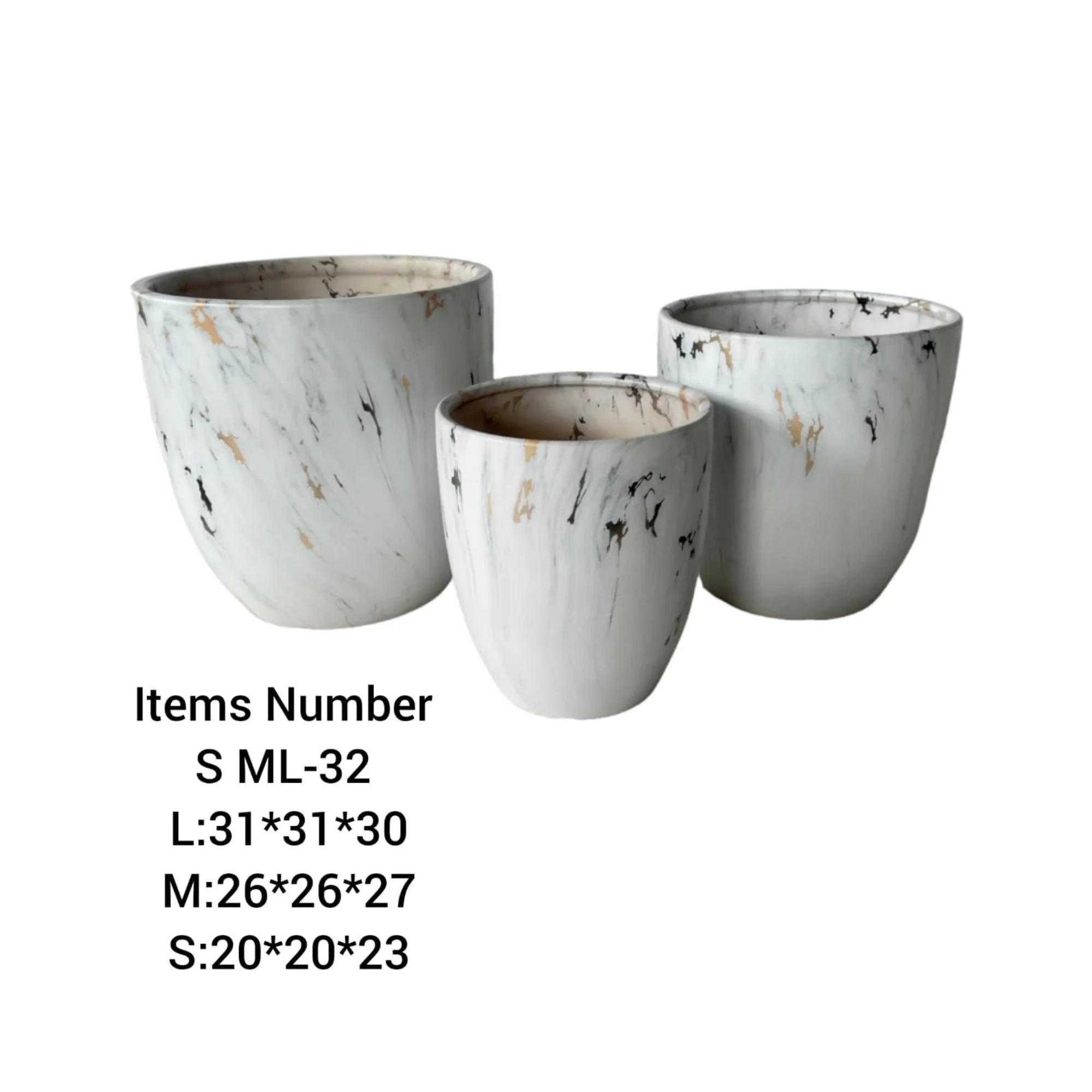ML-32 premium Ceramic Pots Set