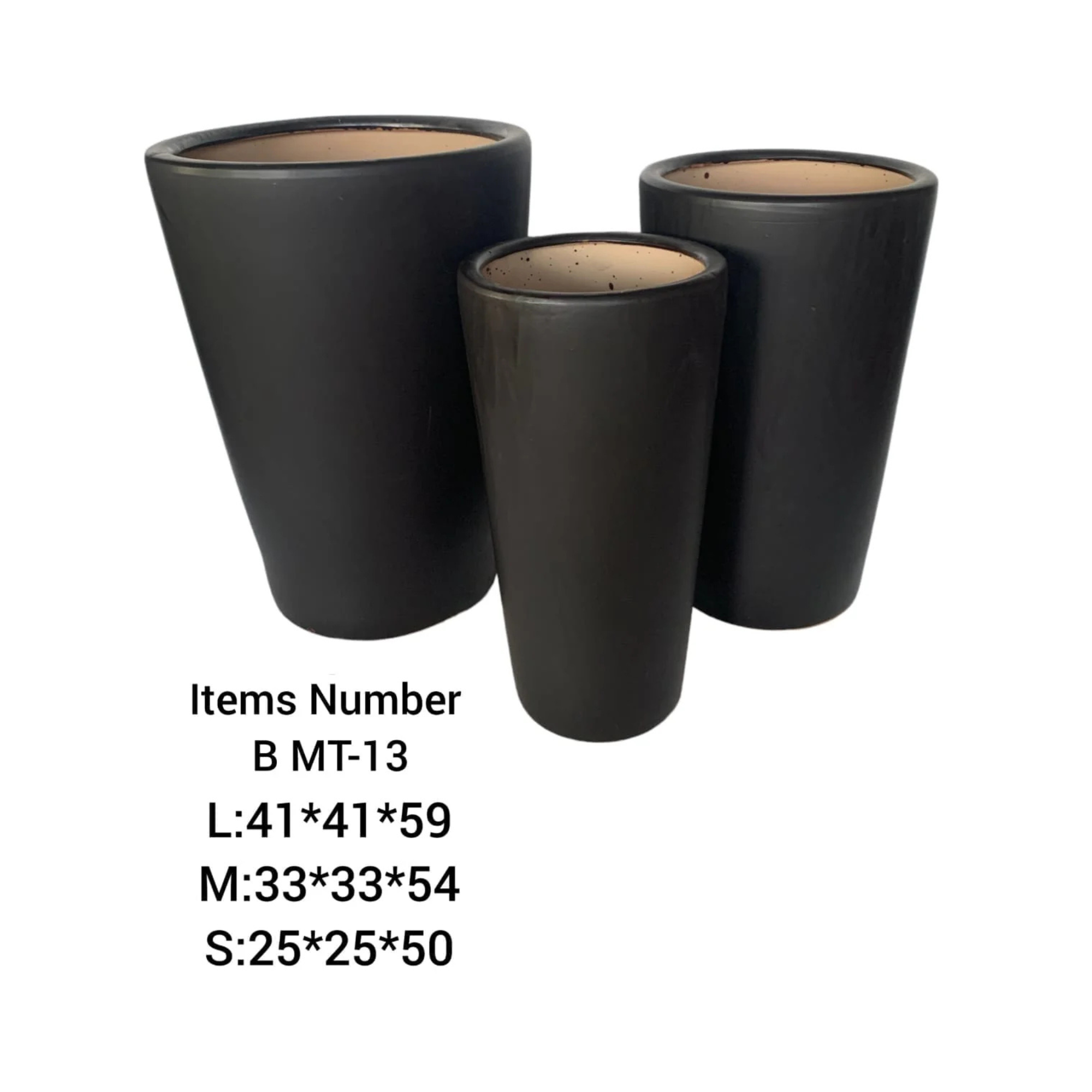 MT-13 Ceramic planter Pots Set