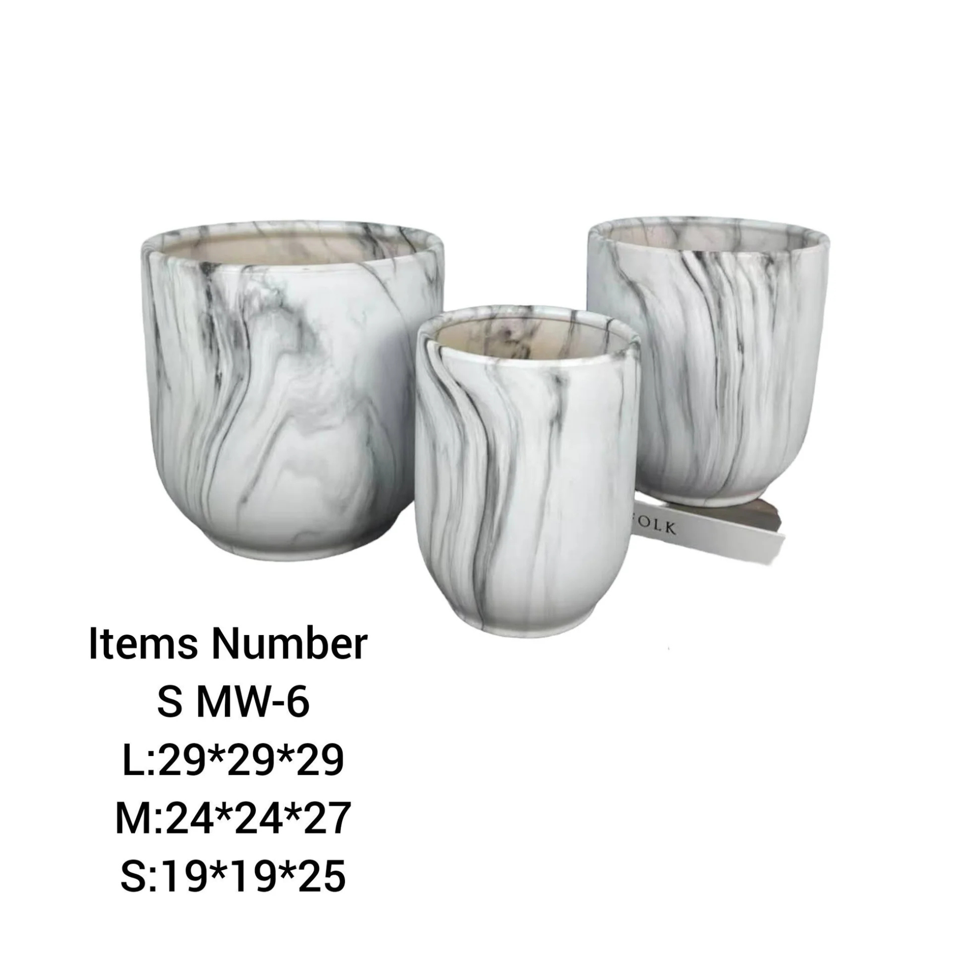 MW-6 Premium Ceramic Pots Combo Set