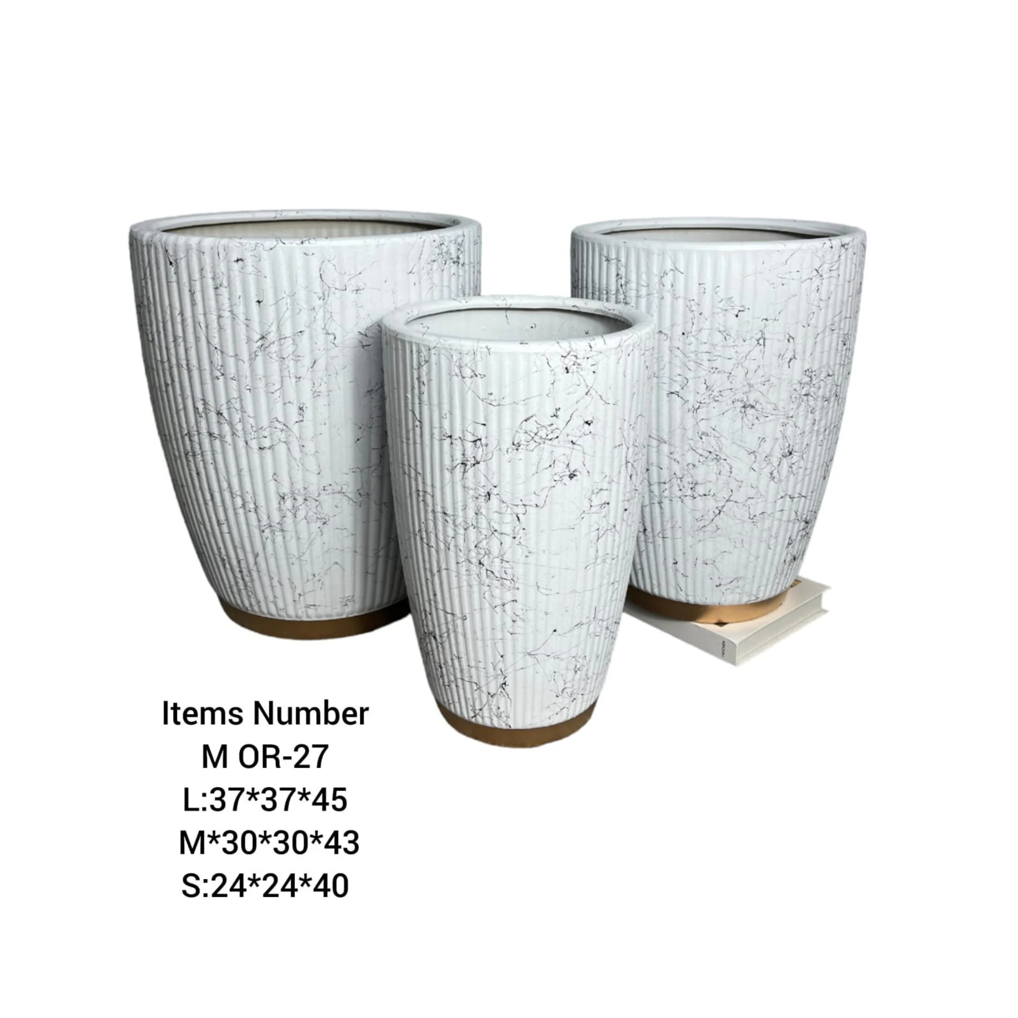 OR-27 Ceramic planter Pots Set