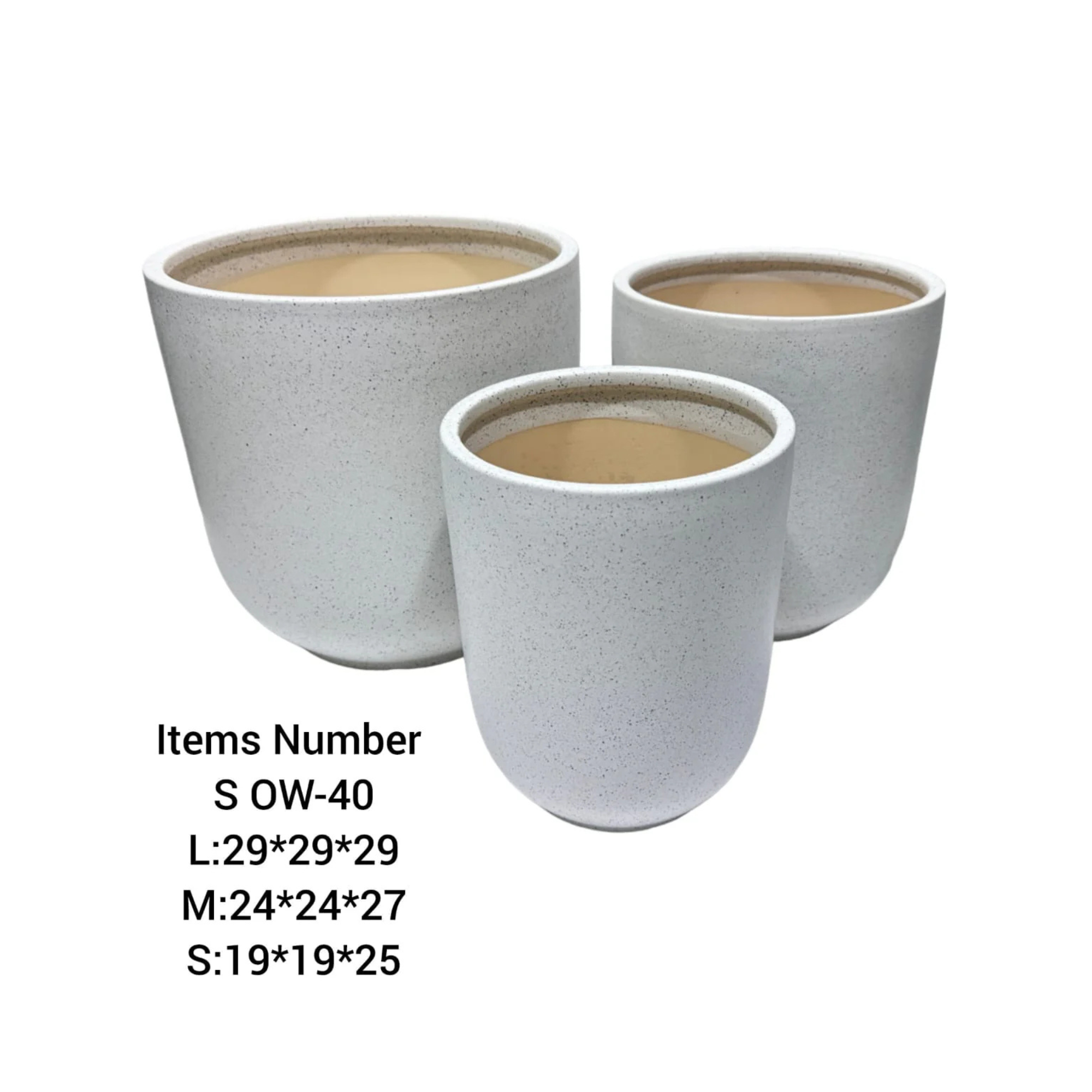 OW-40 Ceramic Pots Set