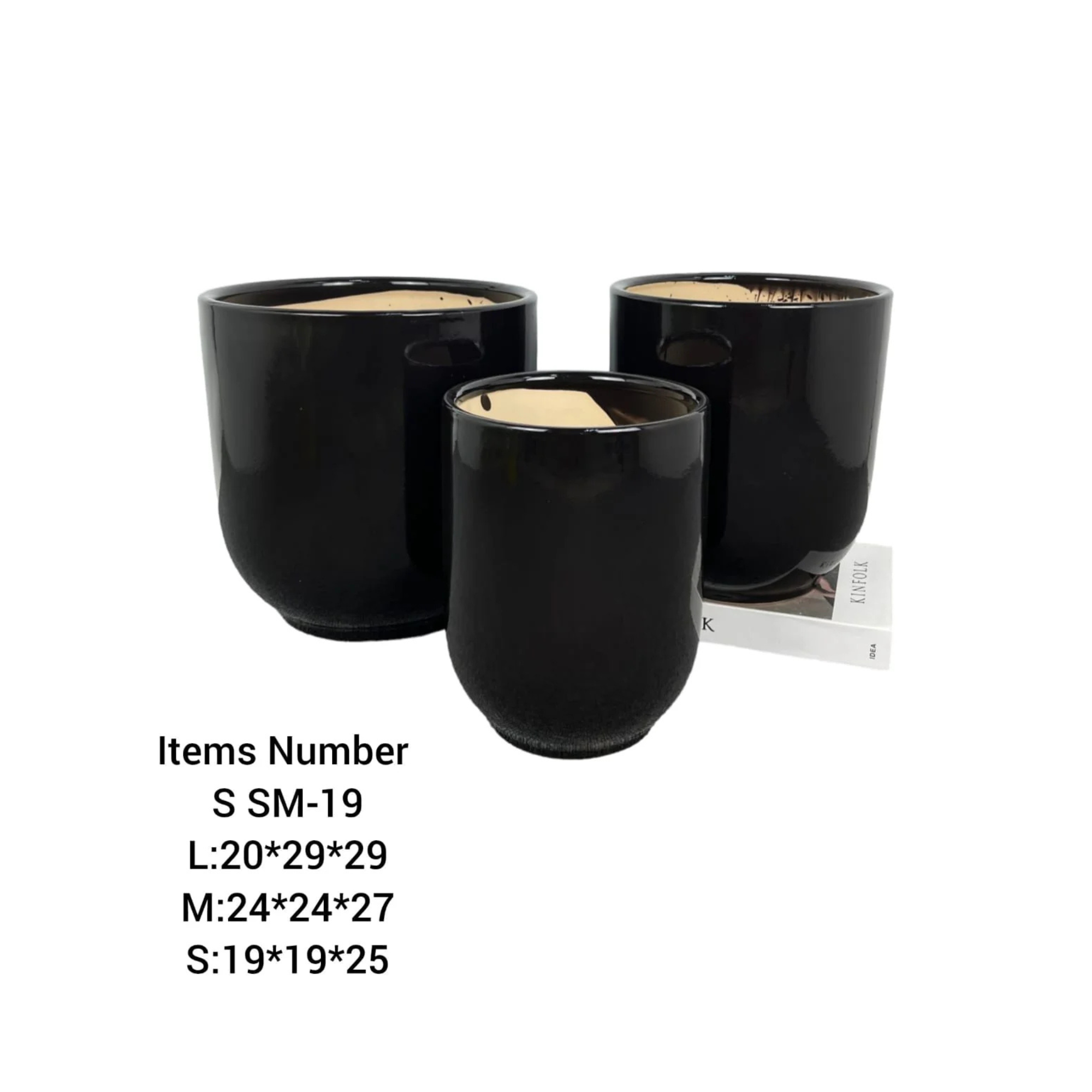 SM-19 Ceramic planter Pots Set