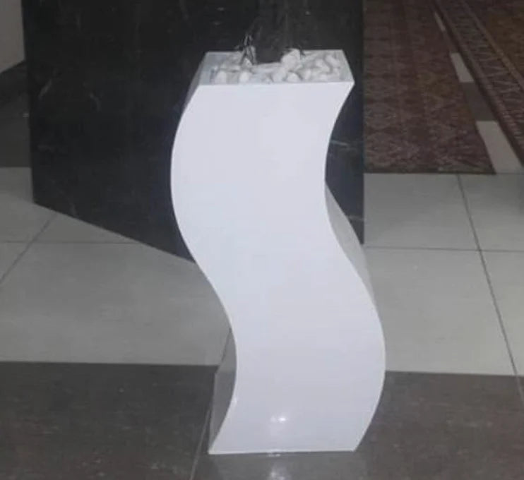 Modern S Shape GRP Flower Pot