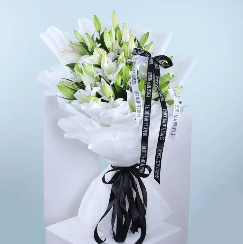 Casablanca White Lily Bouquet for Gift