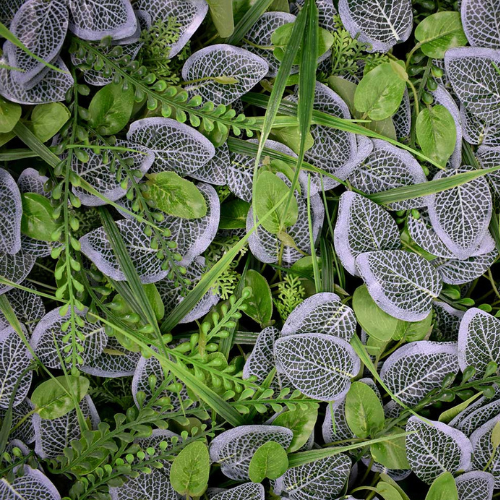 Artificial Leaves Wall Grass