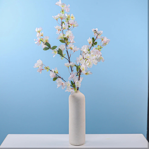 Decorative Artificial Silk Cherry Blossom Floral Stem