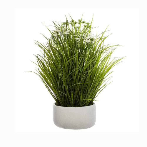 Atmosphera Artificial Grass Bunch With Plastic Pot (46.5 cm)